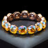 Aproce "Apžilbinošs Mirdzums (Light Topaz Shimmer)" ar Swarovski™ kristāliem
